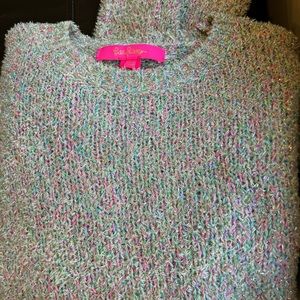 Lilly Pulitzer Gliana Sweater (Multi rainbow metallic) - Size XXS